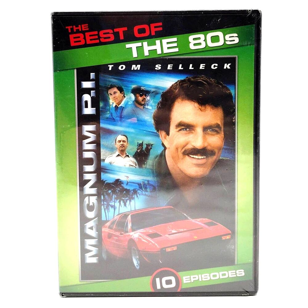 The Best of the 80s Magnum PI DVD 2-Disc Set 10 Episodes Tom Selleck New Sealed